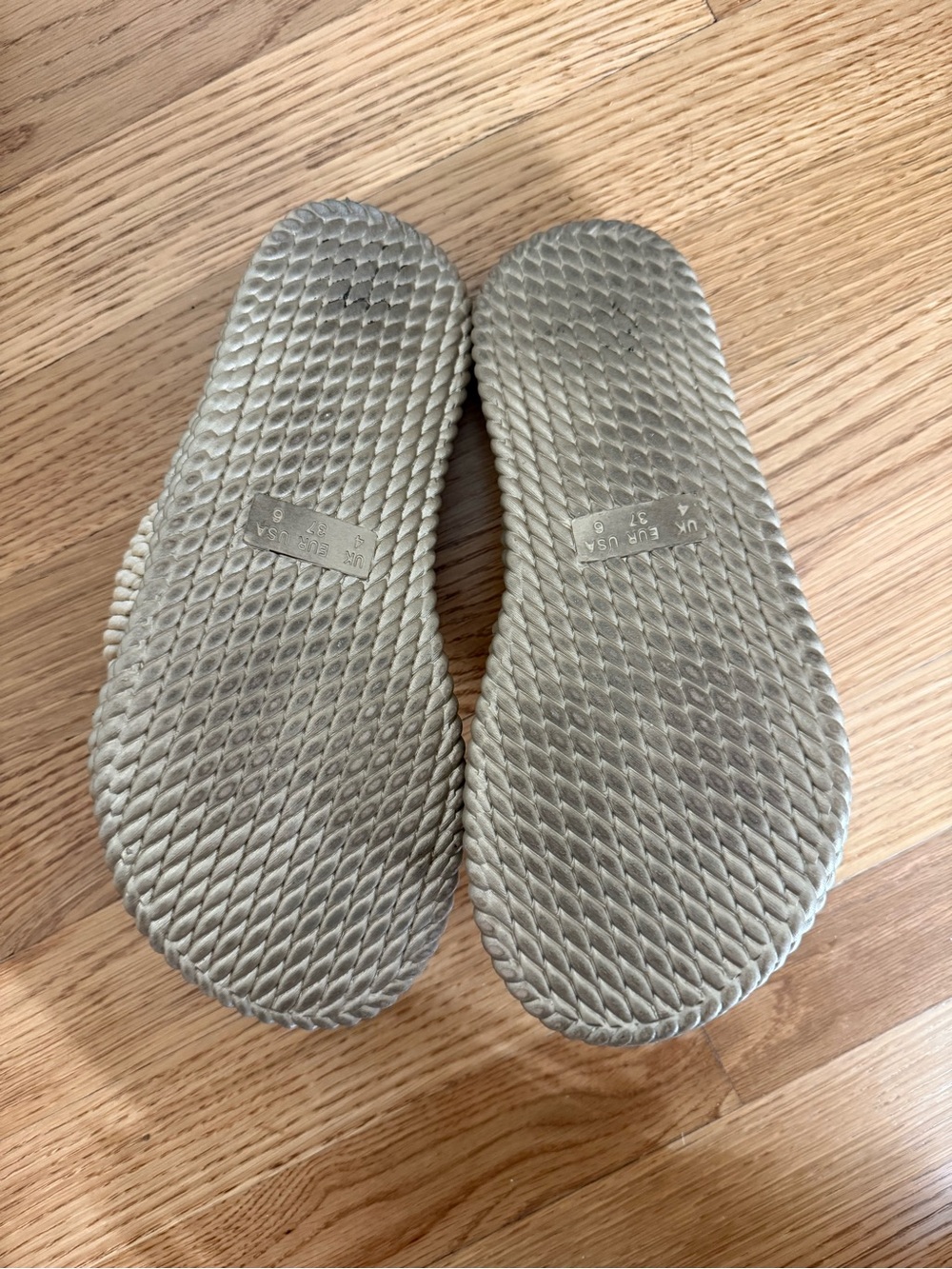ASOS Beige Twisted Rope Slide Sandals - Picture 5 of 5